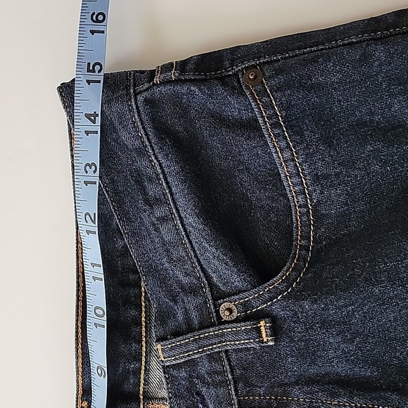 Hollister Slim Straight Blue Jeans Denim Pants Medium Wash Button Fly Pockets 30 - Picture 8 of 12